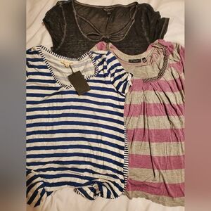 Bundle Of 3 Short Sleeve Tops, Size Small -Rock And Republic, FYLO